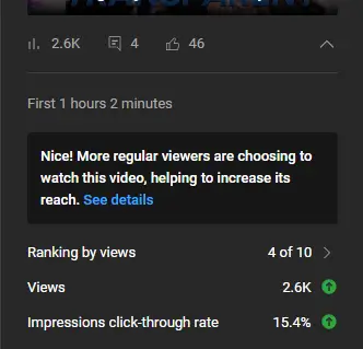 YouTube results screenshot